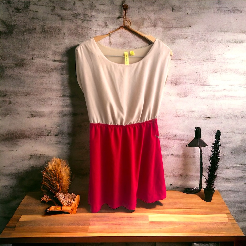 Color Blocked Mini Dress